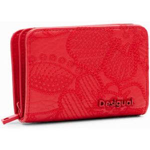 Desigual S embroidered floral wallet - RED - U