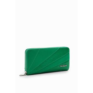 Desigual L patchwork textures wallet - GREEN - U