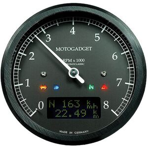 motogadget Chronoclassic rev counter DarkEdition -8.000 rpm  Svart