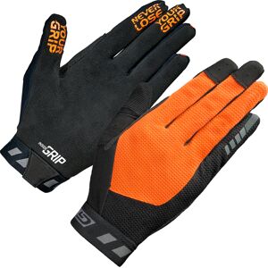 Gripgrab Vertical InsideGrip™ Full Finger Glove Orange Hi-vis M, Orange Hi-vis