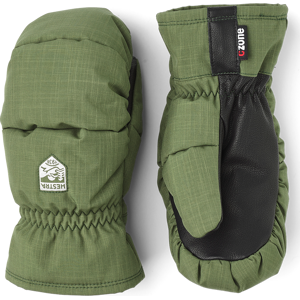 Hestra Kids' Foss Mittens Grön 4-5 år, Green