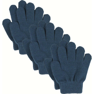 Lindberg Kids' Åsbro Magic Glove 3-Pack Dark Blue 2-5 years, Dark Blue