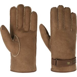 Stetson Men's Gloves Lambfur/Deerskin Brown 10, Brown