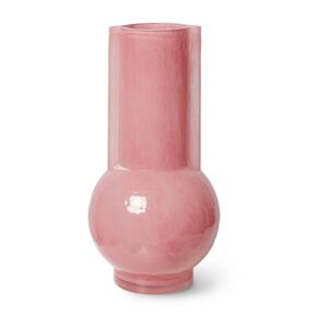 HKliving HK Living glassvase 25 cm Flamingo pink