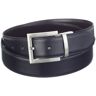 MGM Men's Belt Black Schwarz (Schwarz mit Braun) 120 (EU)