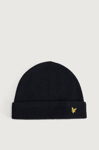 Scott Lyle & Scott Lue Racked Rib Beanie Svart  Male Svart