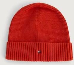 Tommy Hilfiger Lue Pima Cotton Beanie Orange  Male Orange