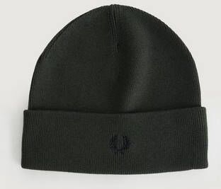 Fred Perry Lue Merino Wool Beanie Grønn  Male Grønn