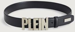 Philipp Plein Belte Leather Belt Philipp Plein Tm Svart  Male Svart