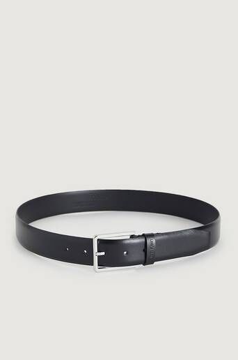 Calvin Klein Belte 3,5 Cm Bombed Belt Svart  Male Svart