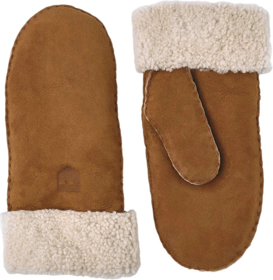 Hestra Sheepskin Mitt Cork Hansker Brun  unisex 9