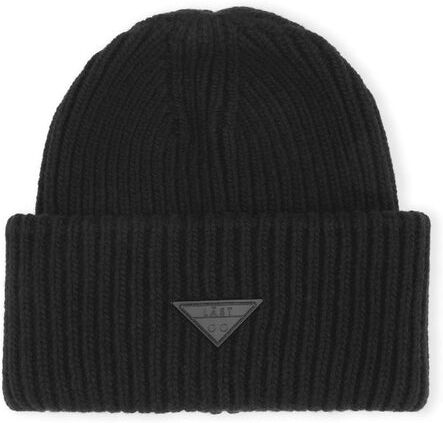 Läst Oversize Beanie - BlackSvart