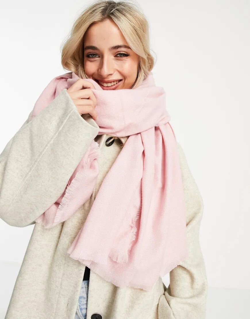 Accessorize blanket scarf in pink  Pink