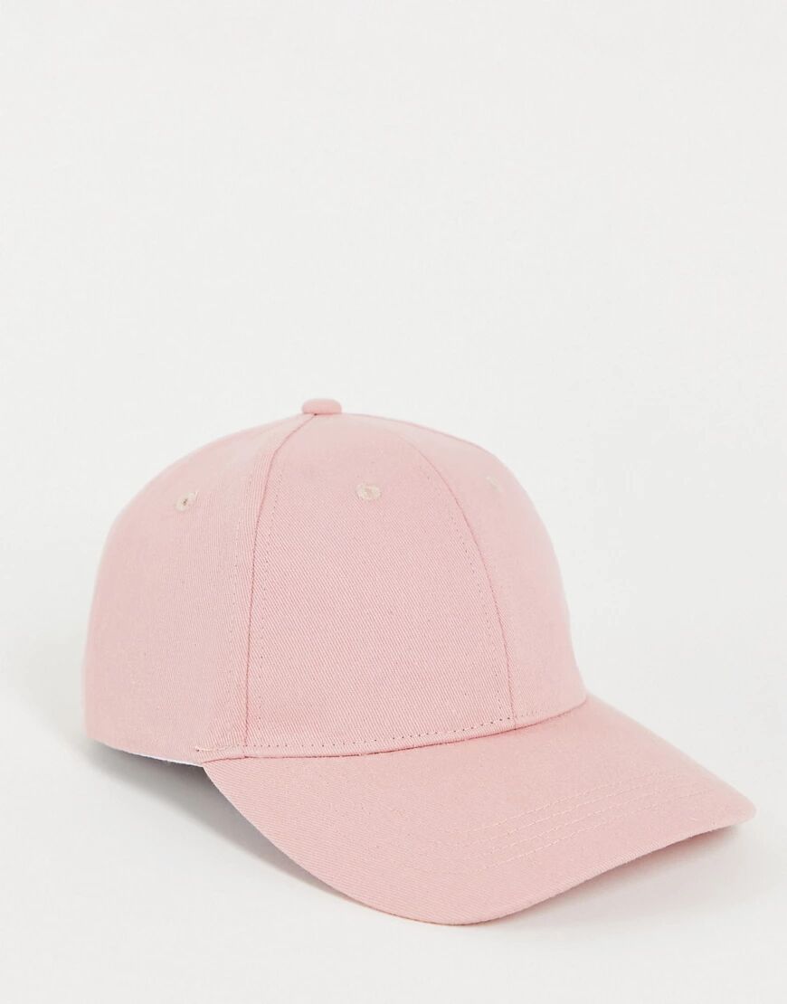 ASOS DESIGN baseball cap in pink-Blue  Blue