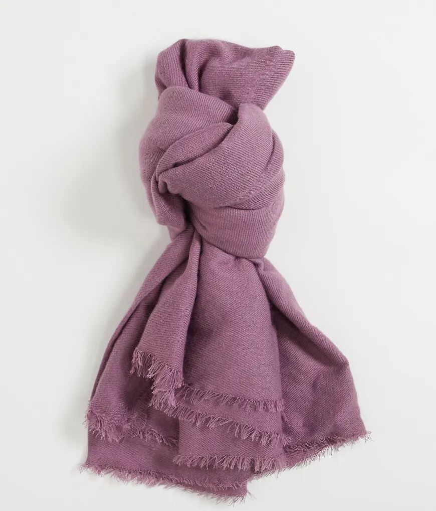 ASOS DESIGN new recycled square lightweight scarf in lilac-Purple  Purple