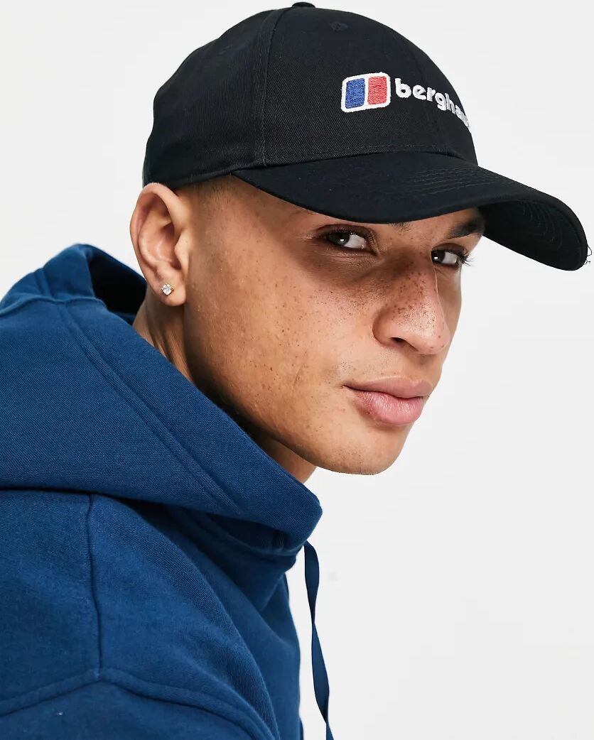 Berghaus Logo Recognition cap in black  Black