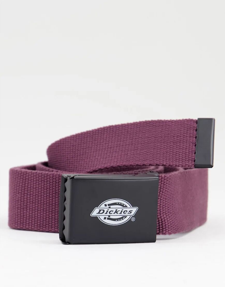 Dickies Orcutt belt in maroon-Red  Red