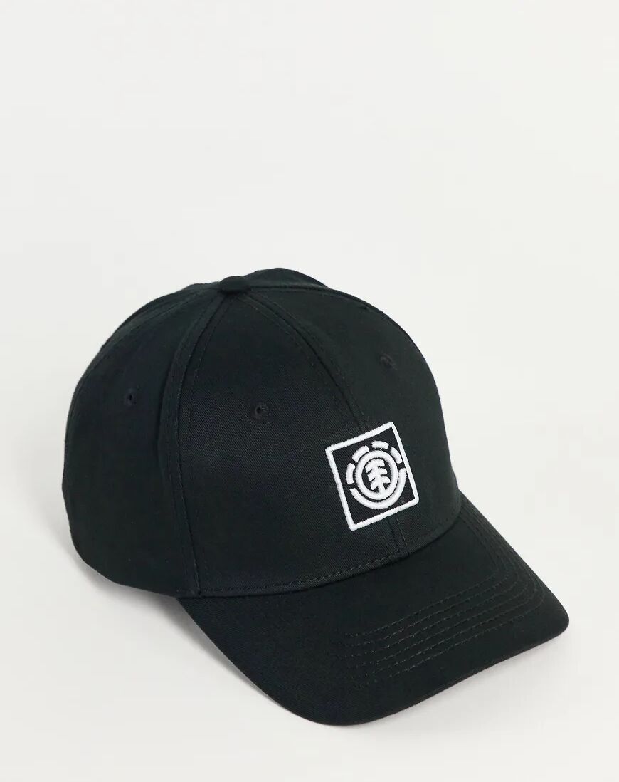 Element Tree Logo cap in black  Black