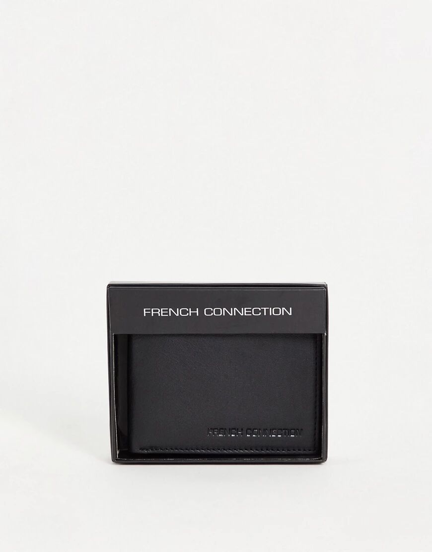 French Connection classic bi-fold wallet black  Black