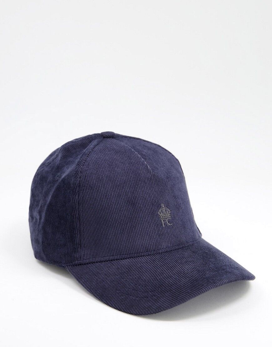 French Connection cord cap in navy  Navy