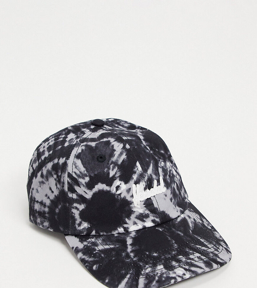 Herschel Supply Co Exclusive Sylas baseball cap in black and grey tie dye  Black