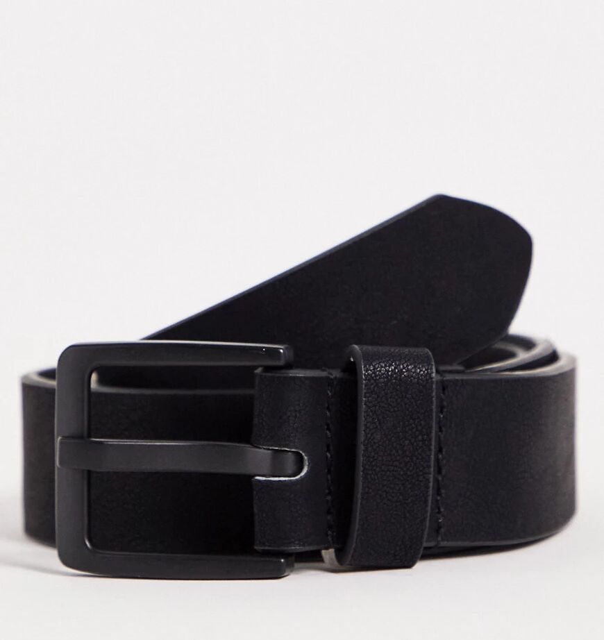 Jack & Jones belt in black  Black