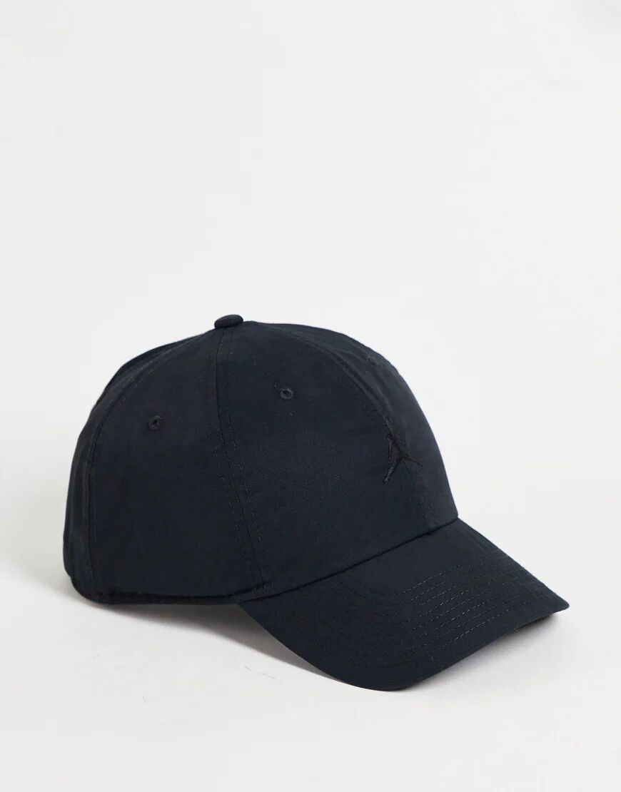 Jordan baseball cap in black with jumpman logo  Black