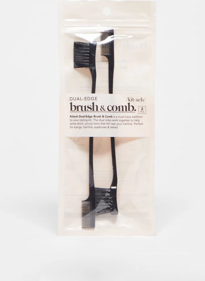 Kitsch Edge & Brush Comb-No colour  No colour