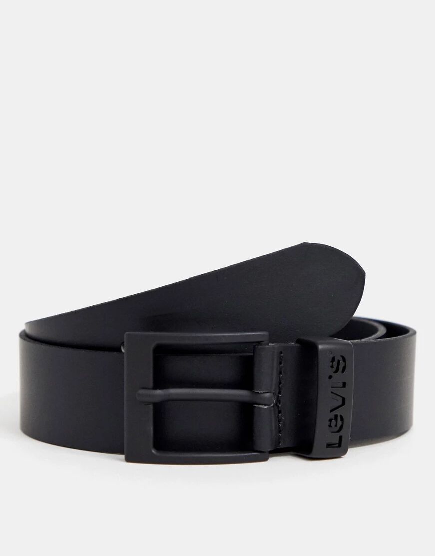 Levis Ashland leather belt in black  Black