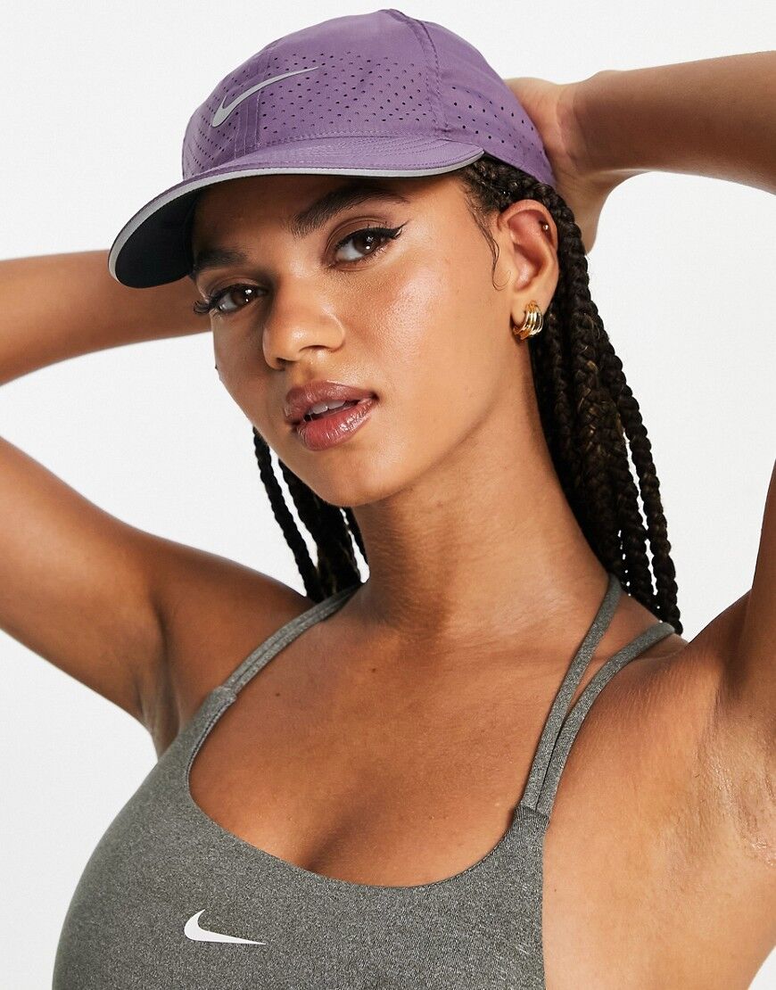 Nike Running Swoosh cap in purple  Purple