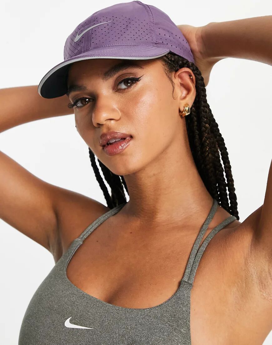 Nike Running Swoosh cap in purple  Purple