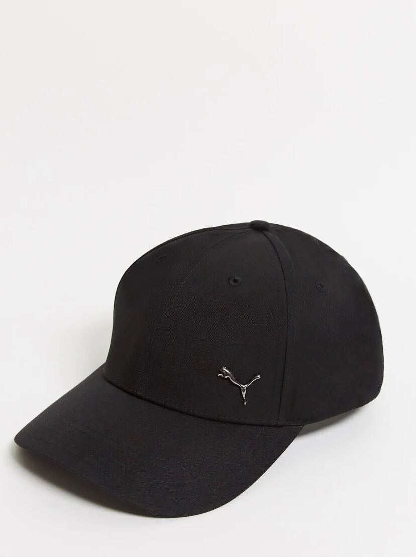 Puma metal cat cap in black  Black