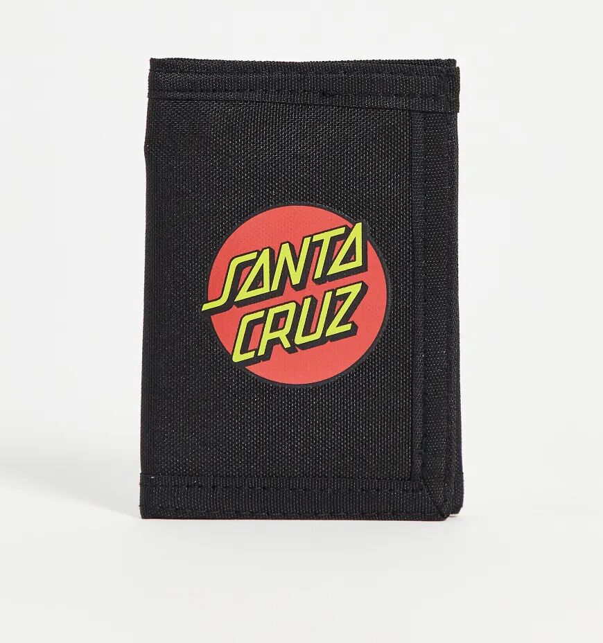 Santa Cruz classic dot wallet in black  Black