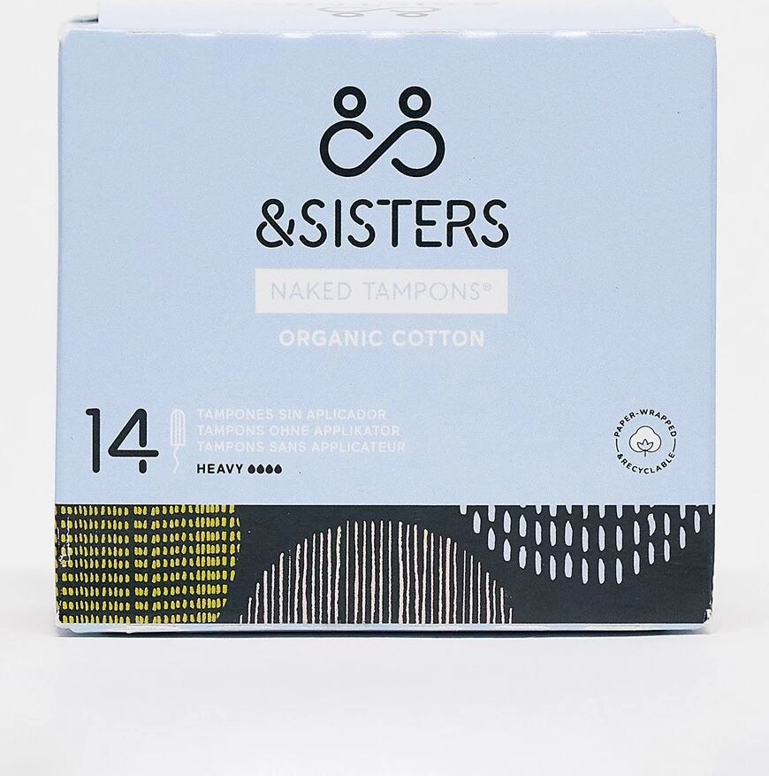 &SISTERS Naked Tampons in Heavy - 14 pack-No colour  No colour