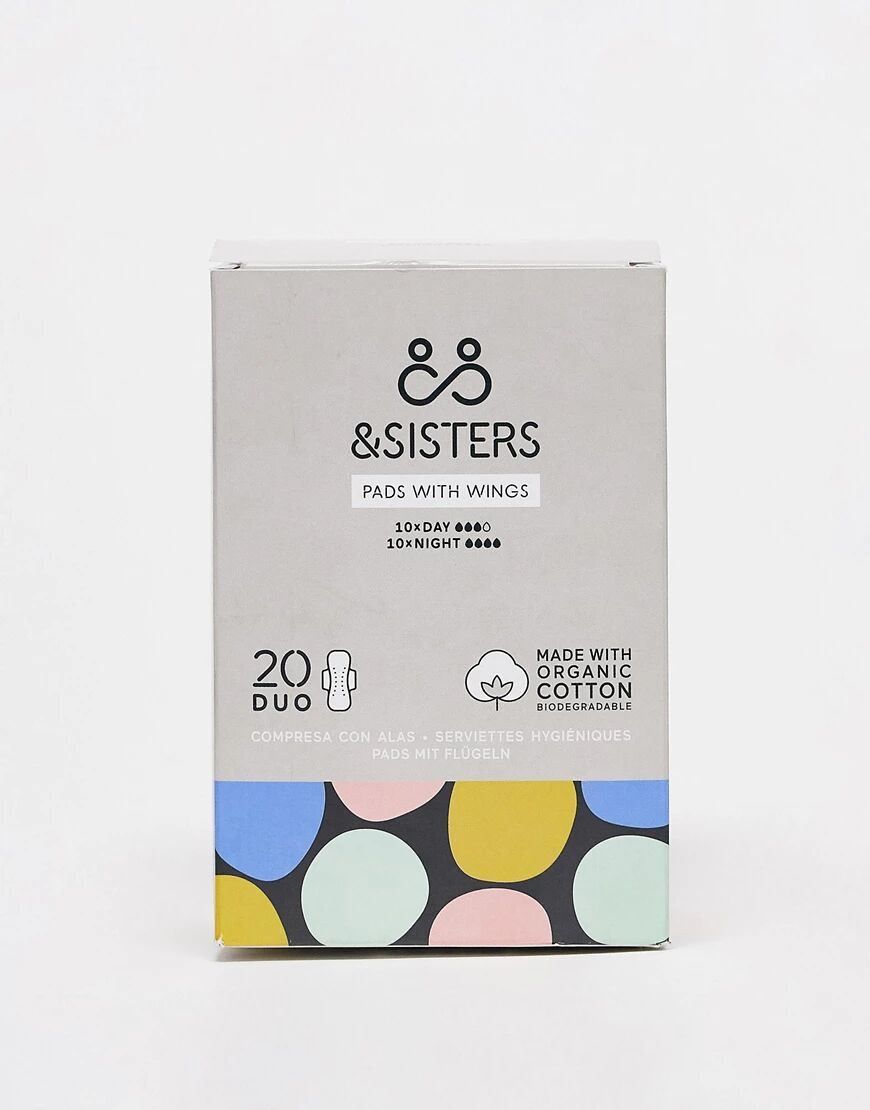 &SISTERS Pads with Wings in Mixed - 20 pack-No colour  No colour