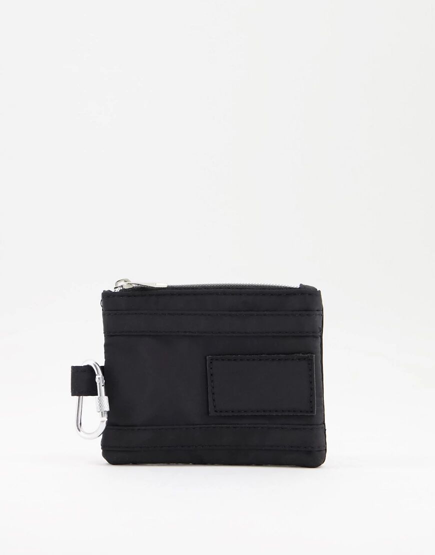 SVNX wallet with clip detail-Black  Black