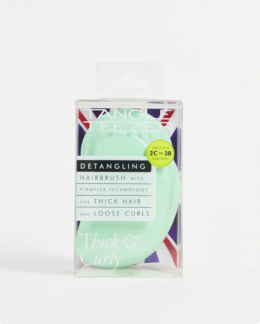 Tangle Teezer Thick and Curly Detangling Hairbrush in Green Fondant-No colour  No colour