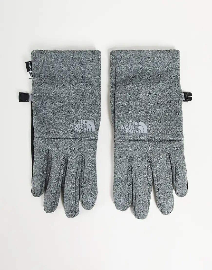 The North Face Etip Recycled gloves in grey  Grey