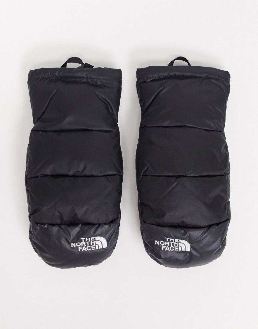 The North Face Nuptse mitten in black  Black