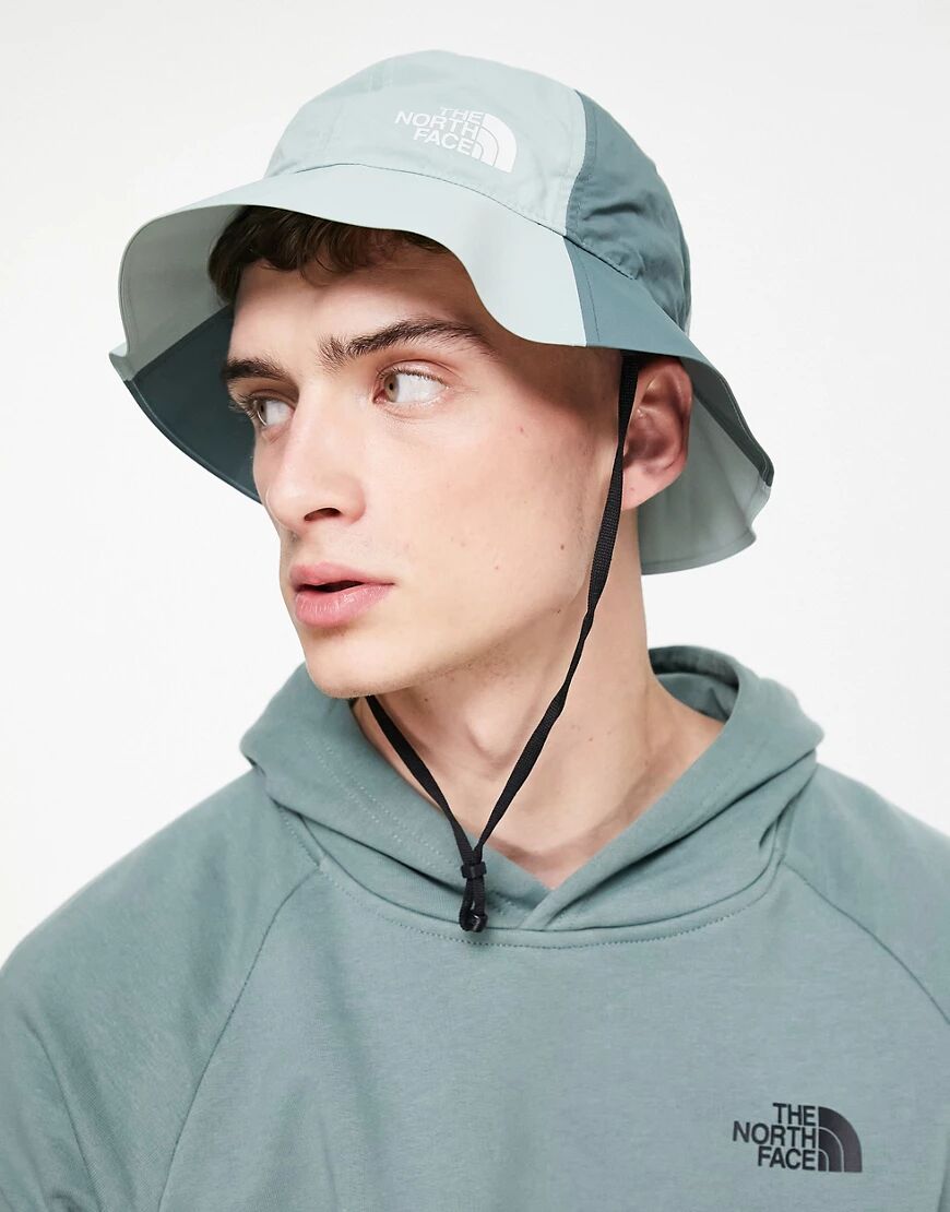 The North Face Tekware bucket hat in green  Green