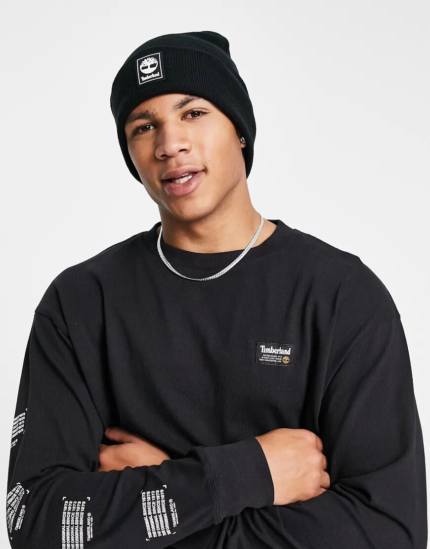 Timberland Mushroom beanie in black  Black