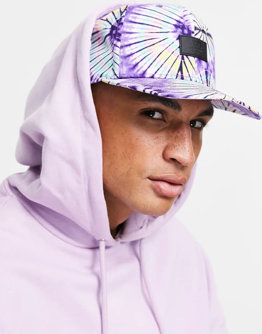 Vans All Over It tie dye cap in purple  Purple