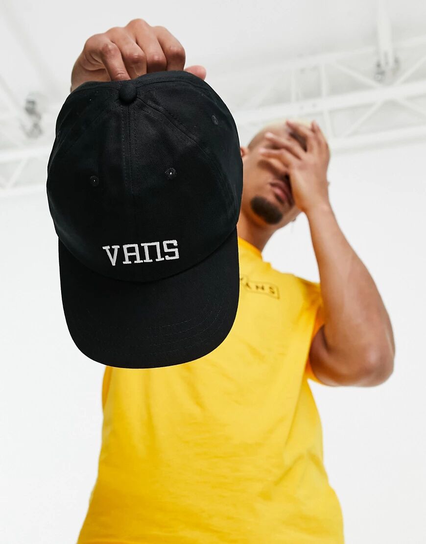 Vans New Varsity Curved Bill cap in black  Black
