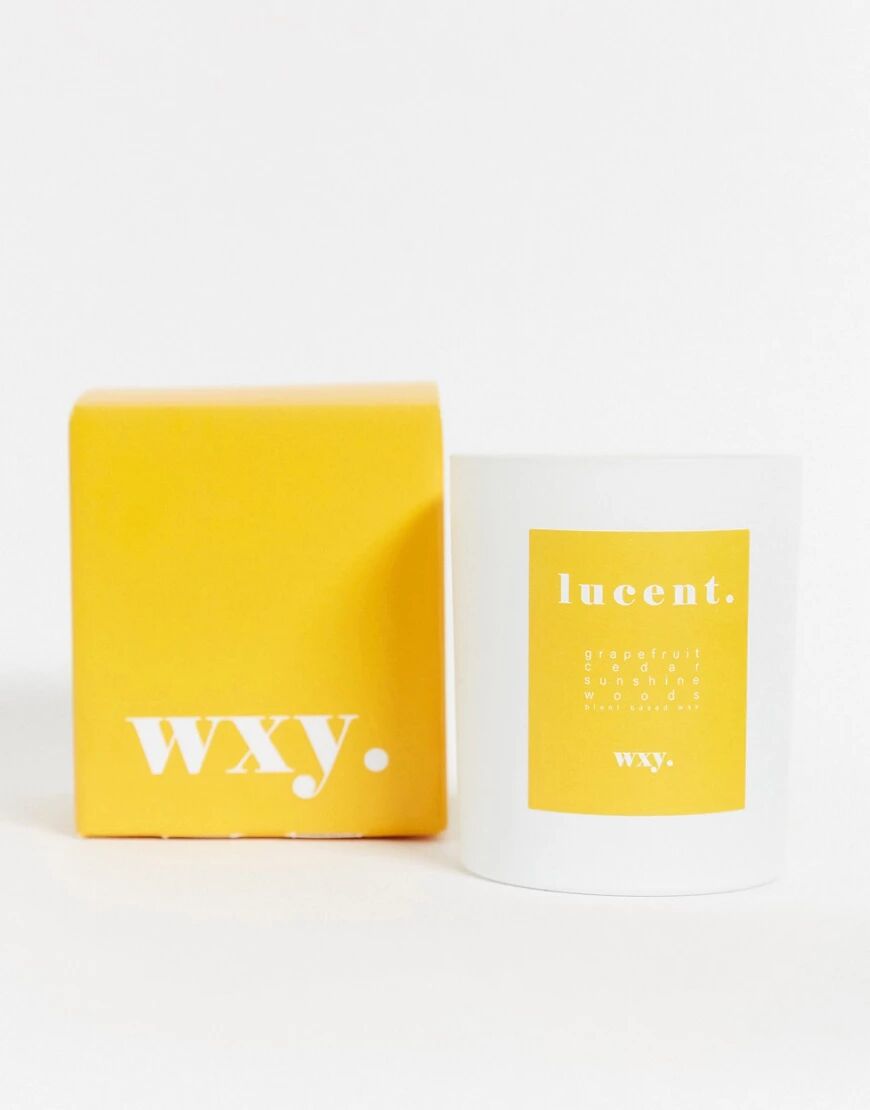 WXY. Lucent. Grapefruit & Cedar Candle 200g-No colour  No colour