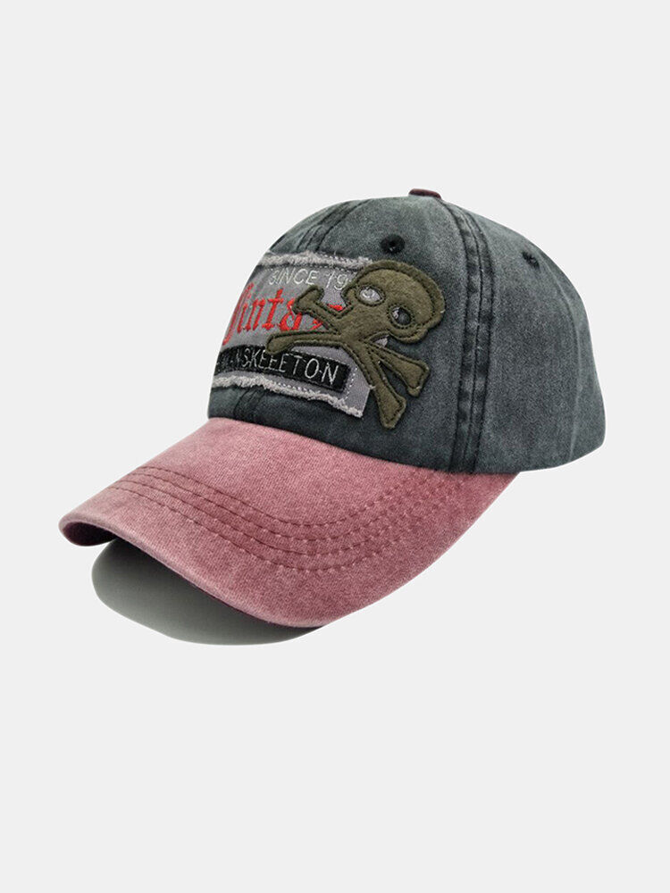 Newchic Baseball Cap Retro Sun Hat Cartoon Embroidery Hats For Outdoor