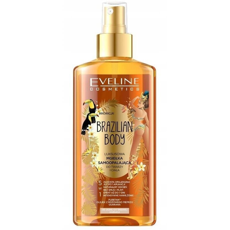 Eveline Brazilian Body Luxury Self-tanning Face & Body Mist 150 ml Selvbruning