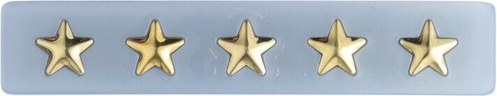 Dark Star Stud Hair Clip Small Blå Female