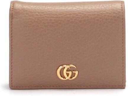 Gucci Vintage Pre-owned Marmont Card Case Beige Female