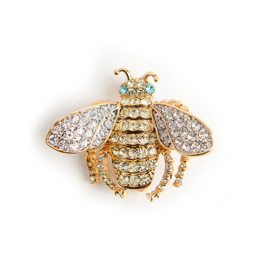 Kenneth Jay Lane Pre-owned Bumble bee brooche Gul Female