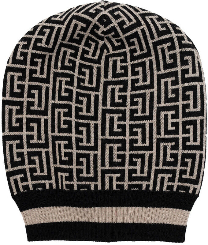 Balmain Hat with logo Sort Female